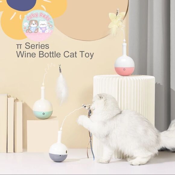 💖 NEW VERSION 💖 Wine Bottle Pet Treat Bowl and Toys - Picture 1 of 17